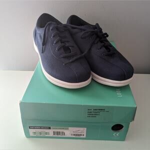 Women's APEX Navy Snekaers A401W Canvas Navy Sneaker US 8 EU 38